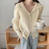 Cozy Chic Knit Zipper Cardigan