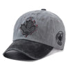 Washed Cotton Maple Leaf Cap