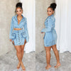 Denim Jacket & Skirt Set