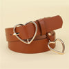 Heart Buckle Retro Belt