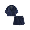 Flip Pocket Denim Set