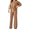 Knitted V-Neck Pajama Set