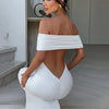 Strapless Backless Maxi Dress