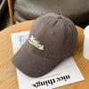 Embroidered Letter Baseball Cap