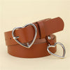 Heart Buckle Retro Belt