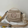 Corduroy Bear Print Tote