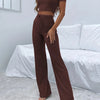 Crop Top & Slim Fit Pants Set