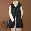 Plus Size V-Neck Down Vest