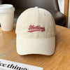 Embroidered Letter Baseball Cap