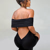 Strapless Backless Maxi Dress