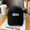 Embroidered Letter Baseball Cap