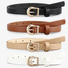 4-Pack Skinny Leather Belts