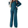 Knitted V-Neck Pajama Set