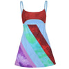 Patchwork Mini Dress